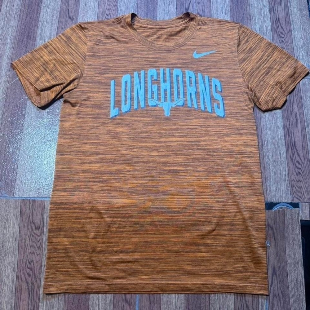 Nike Orange Longhorns Dri-Fit Tech Retro Sportswear Train‎ Shirt Small